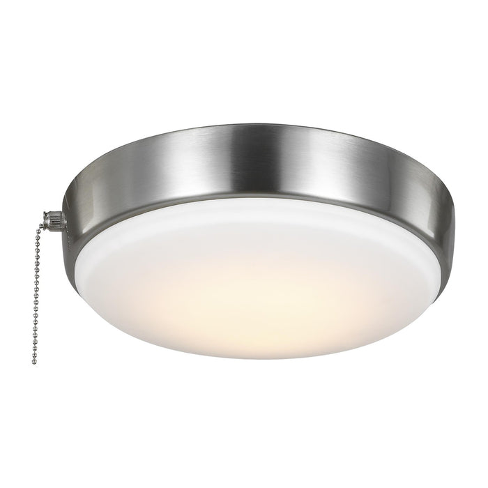 Visual Comfort Fan MC265BS LED Ceiling Fan Light Kit, Brushed Steel