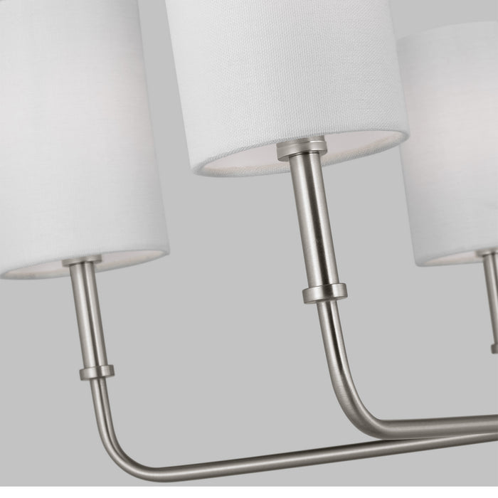 Visual Comfort Studio 3109305EN-962 LED Chandelier, Brushed Nickel