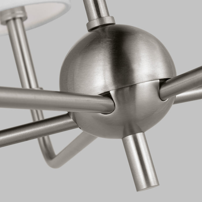 Visual Comfort Studio 3109305EN-962 LED Chandelier, Brushed Nickel