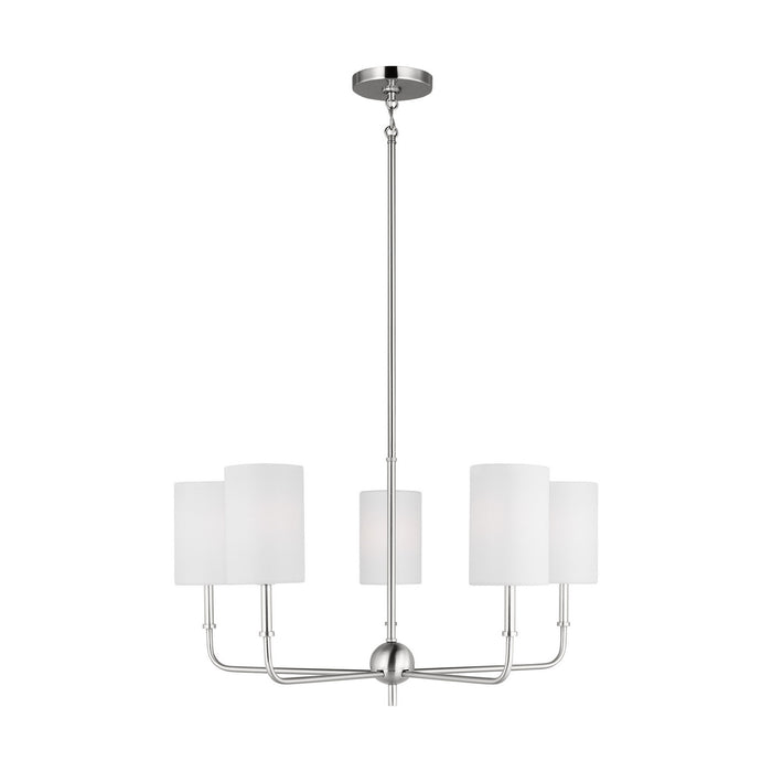 Visual Comfort Studio 3109305EN-962 LED Chandelier, Brushed Nickel