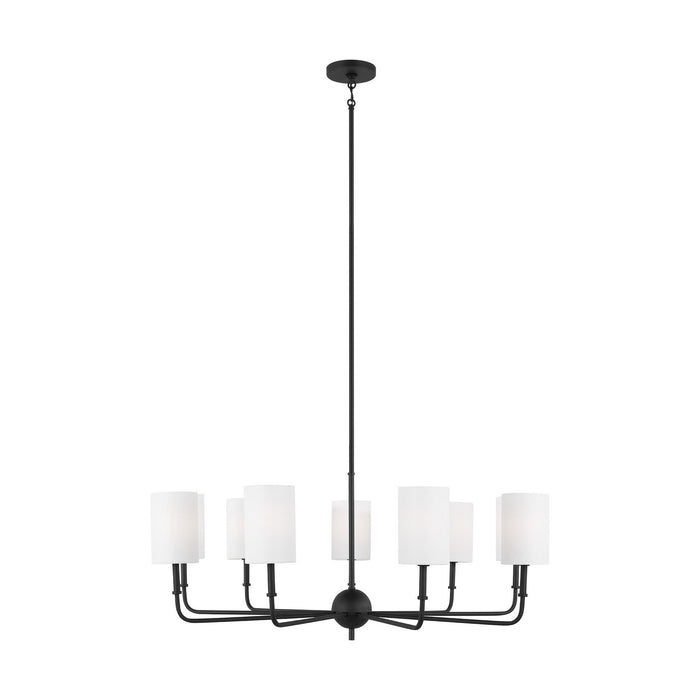 Visual Comfort Studio 3109309EN-112 LED Chandelier, Midnight Black