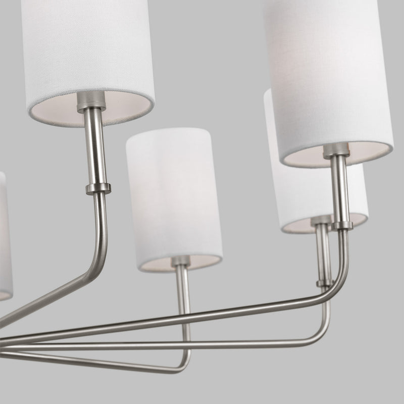 Visual Comfort Studio 3109309EN-962 LED Chandelier, Brushed Nickel