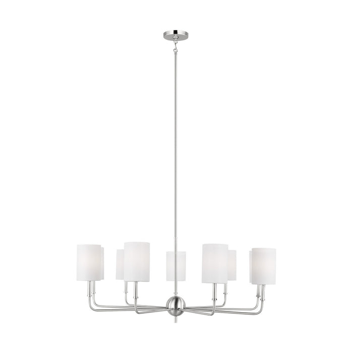 Visual Comfort Studio 3109309EN-962 LED Chandelier, Brushed Nickel