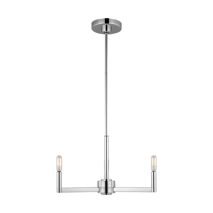Visual Comfort Studio 3164203-05 Three Light Chandelier, Chrome