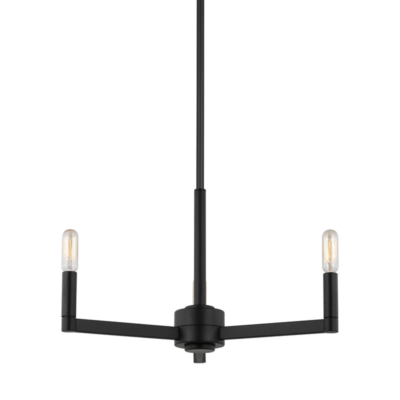 Visual Comfort Studio 3164203EN-112 LED Chandelier, Midnight Black