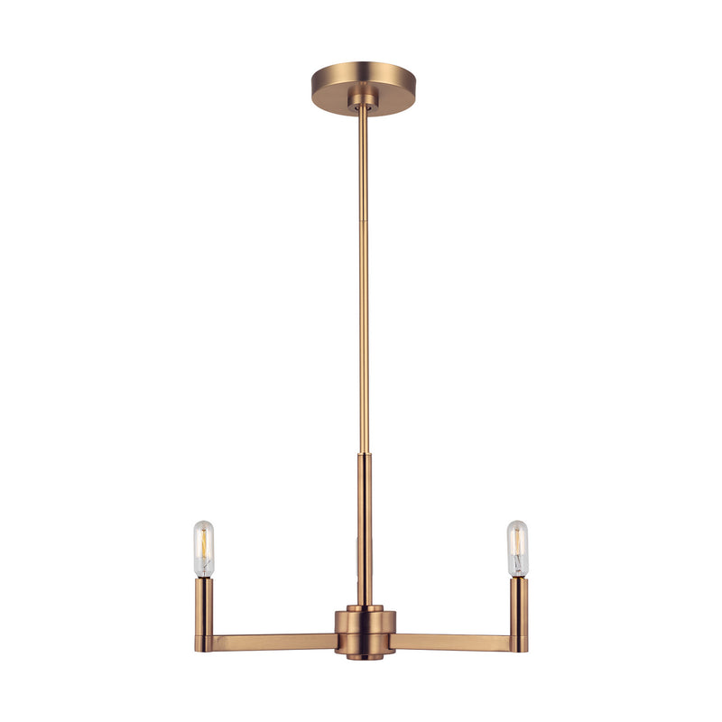 Visual Comfort Studio 3164203EN-848 LED Chandelier, Satin Brass
