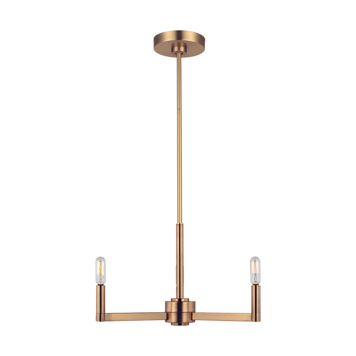 Visual Comfort Studio 3164203EN-848 LED Chandelier, Satin Brass