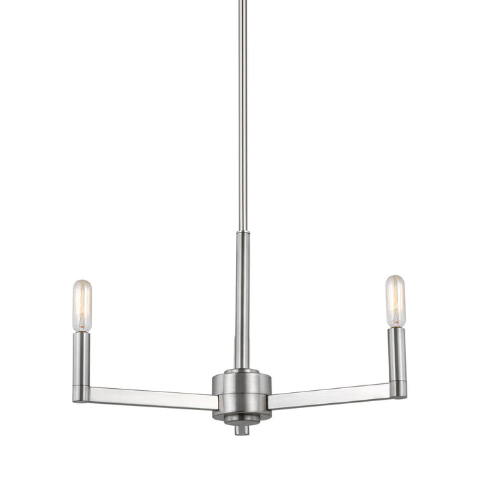Visual Comfort Studio 3164203EN-962 LED Chandelier, Brushed Nickel