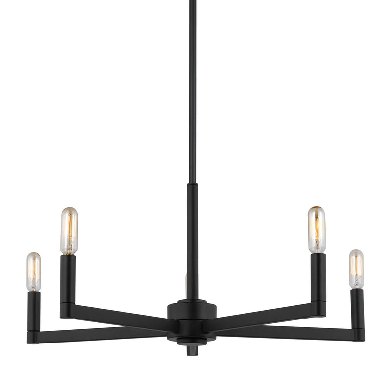 Visual Comfort Studio 3164205EN-112 LED Chandelier, Midnight Black