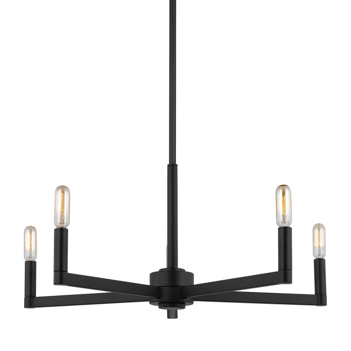 Visual Comfort Studio 3164205EN-112 LED Chandelier, Midnight Black