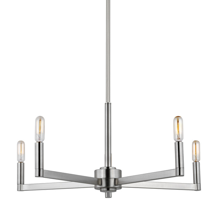 Visual Comfort Studio 3164205EN-962 LED Chandelier, Brushed Nickel