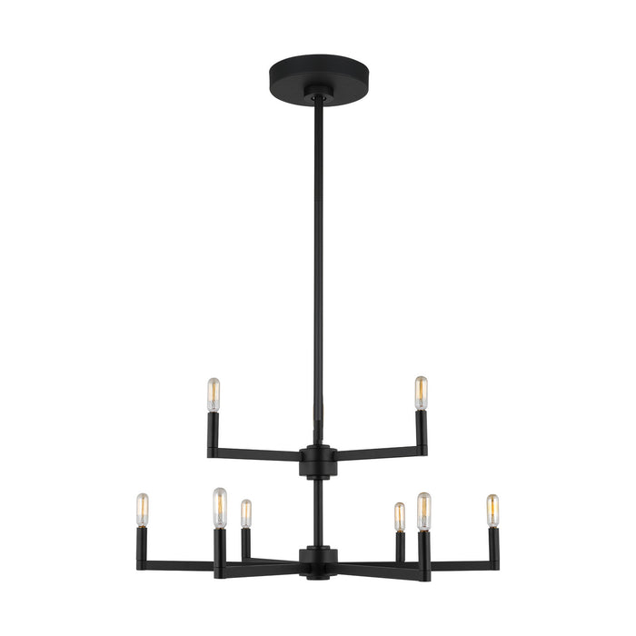 Visual Comfort Studio 3164209EN-112 LED Chandelier, Midnight Black