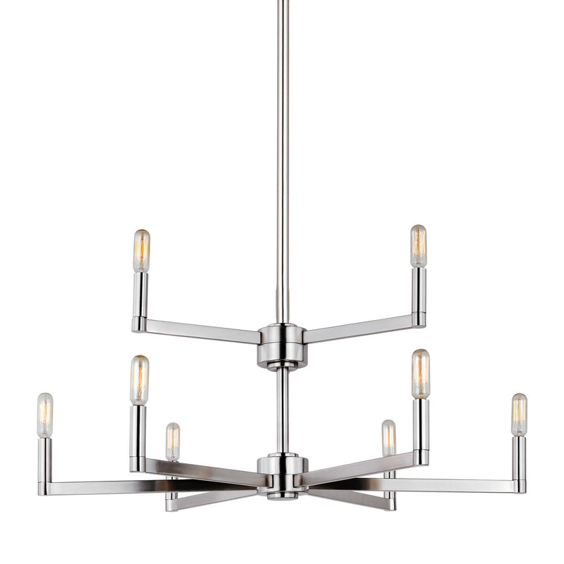 Visual Comfort Studio 3164209EN-962 LED Chandelier, Brushed Nickel