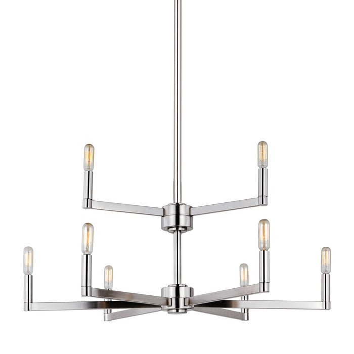 Visual Comfort Studio 3164209EN-962 LED Chandelier, Brushed Nickel