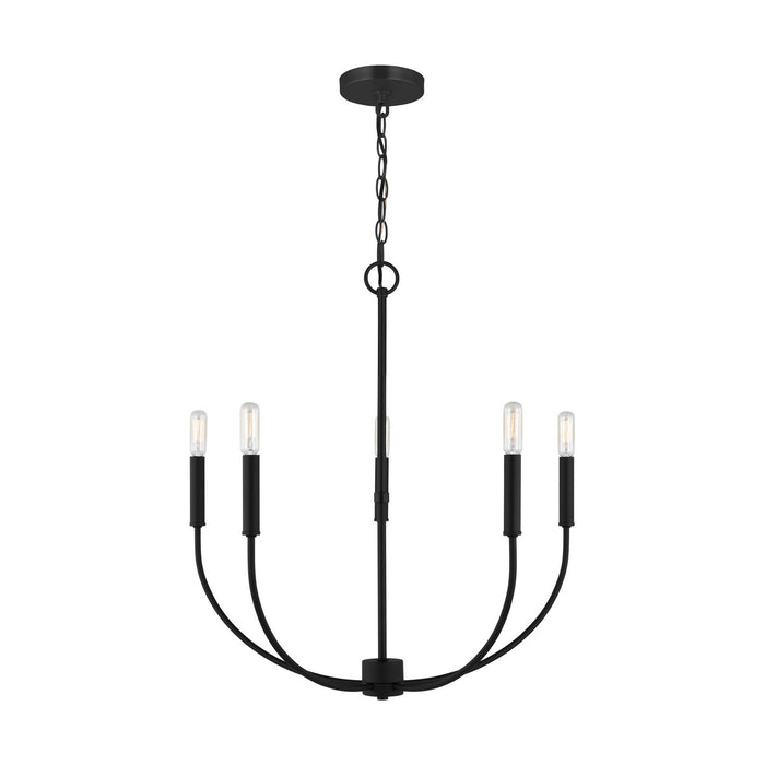 Visual Comfort Studio 3167105EN-112 LED Chandelier, Midnight Black