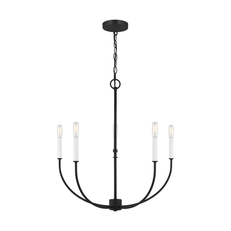 Visual Comfort Studio 3167105EN-112 LED Chandelier, Midnight Black