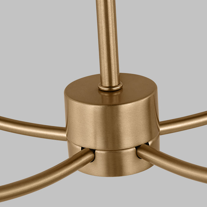 Visual Comfort Studio 3167105EN-848 LED Chandelier, Satin Brass