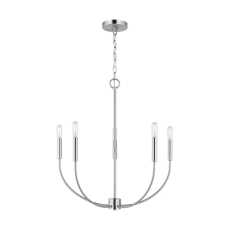 Visual Comfort Studio 3167105EN-962 LED Chandelier, Brushed Nickel