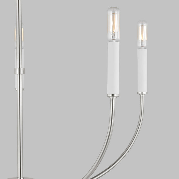 Visual Comfort Studio 3167105EN-962 LED Chandelier, Brushed Nickel