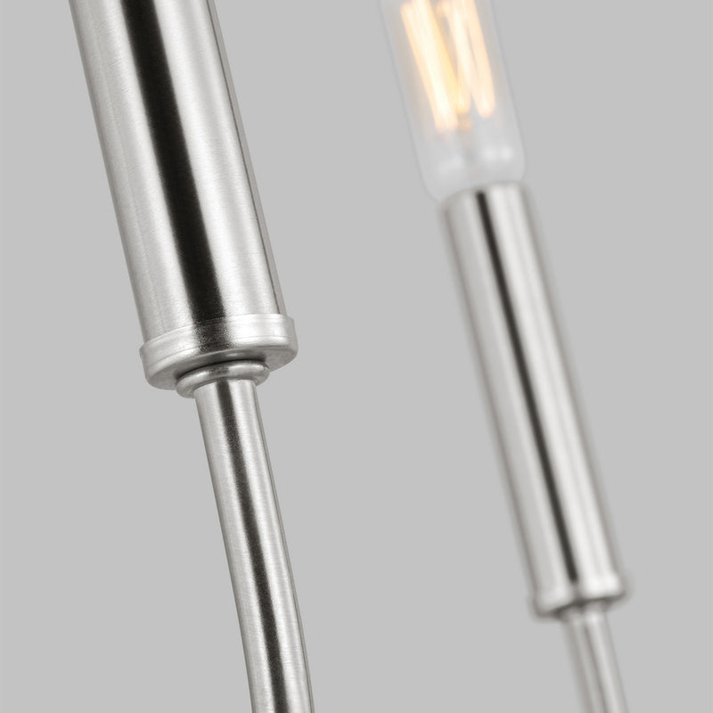 Visual Comfort Studio 3167105EN-962 LED Chandelier, Brushed Nickel