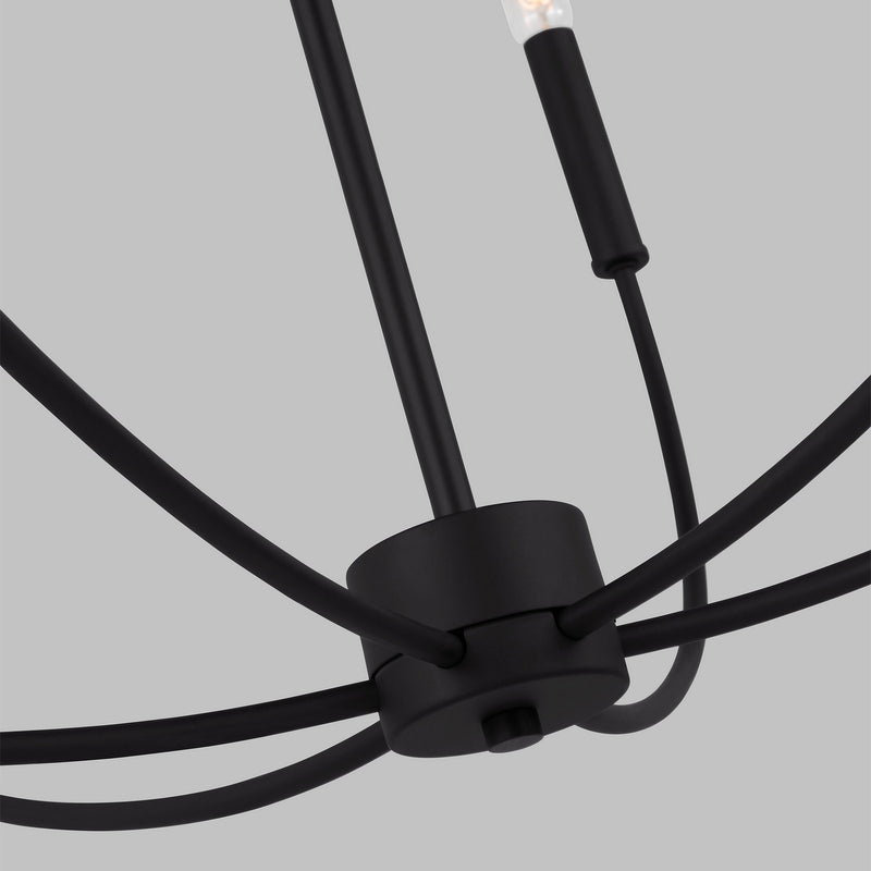 Visual Comfort Studio 3167109EN-112 LED Chandelier, Midnight Black