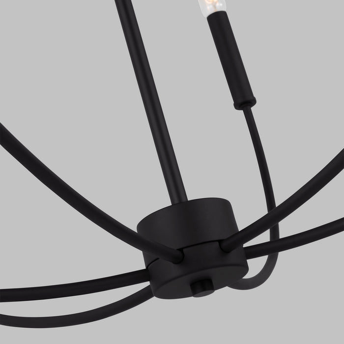 Visual Comfort Studio 3167109EN-112 LED Chandelier, Midnight Black