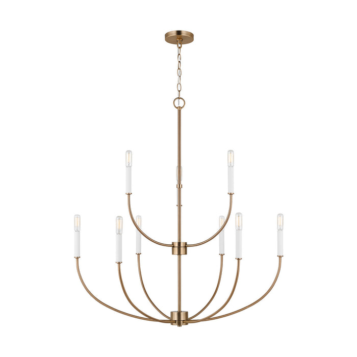 Visual Comfort Studio 3167109EN-848 LED Chandelier, Satin Brass