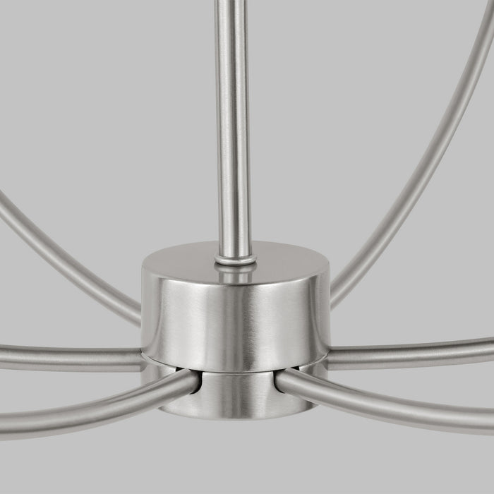 Visual Comfort Studio 3167109EN-962 LED Chandelier, Brushed Nickel