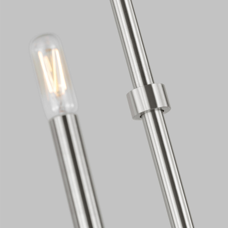 Visual Comfort Studio 3167109EN-962 LED Chandelier, Brushed Nickel