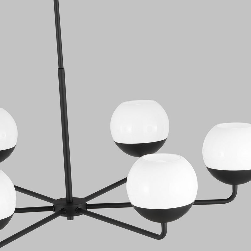 Visual Comfort Studio 3168106EN3-112 LED Chandelier, Midnight Black