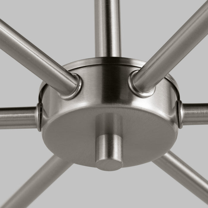 Visual Comfort Studio 3168106EN3-962 LED Chandelier, Brushed Nickel