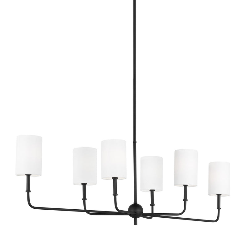 Visual Comfort Studio 3609306EN-112 LED Chandelier, Midnight Black