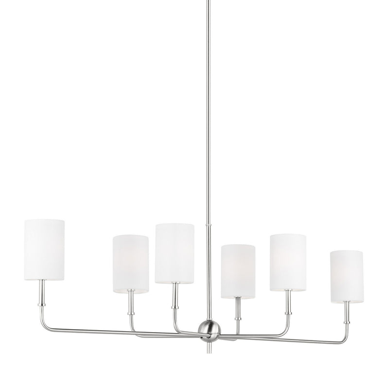 Visual Comfort Studio 3609306EN-962 LED Chandelier, Brushed Nickel