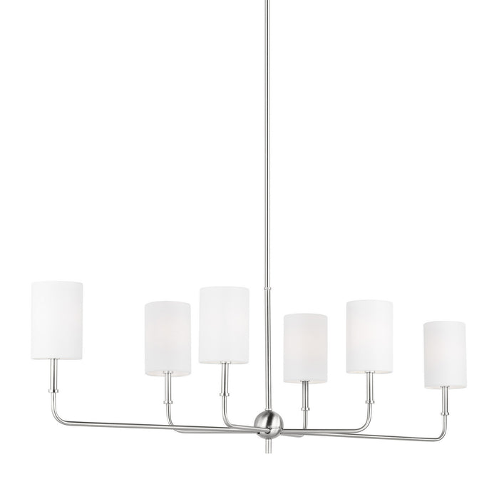 Visual Comfort Studio 3609306EN-962 LED Chandelier, Brushed Nickel