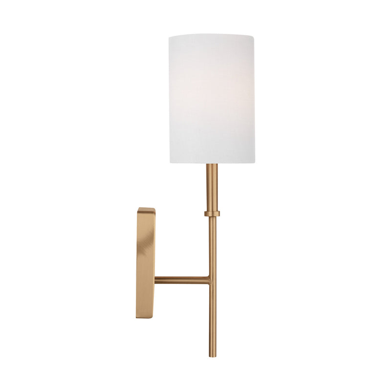 Visual Comfort Studio 4109301-848 One Light Bath Vanity, Satin Brass