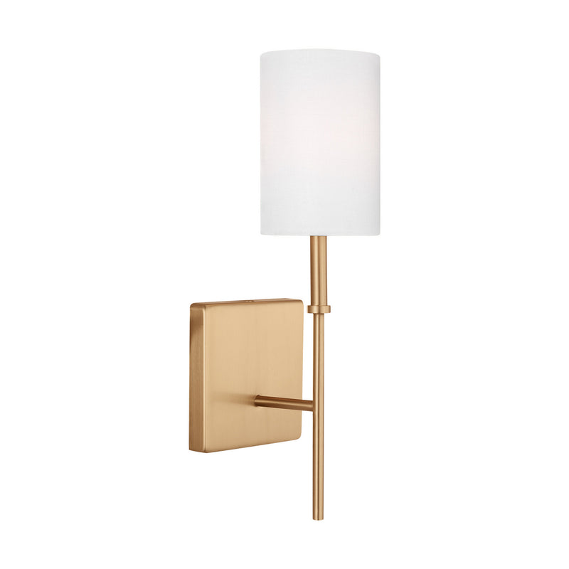 Visual Comfort Studio 4109301-848 One Light Bath Vanity, Satin Brass