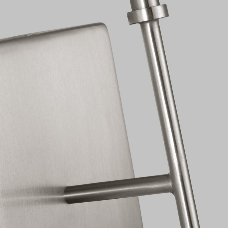 Visual Comfort Studio 4109301-962 One Light Bath Vanity, Brushed Nickel