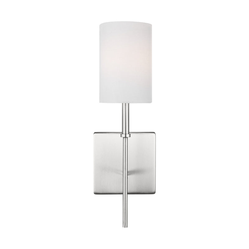 Visual Comfort Studio 4109301-962 One Light Bath Vanity, Brushed Nickel