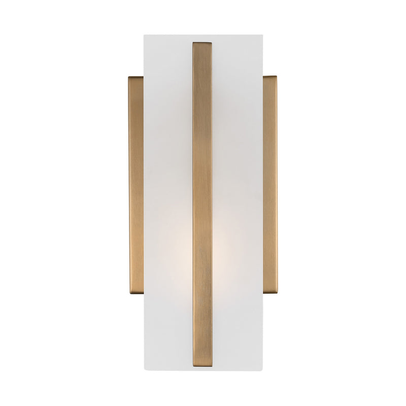 Visual Comfort Studio 4154301-848 One Light Bath Vanity, Satin Brass
