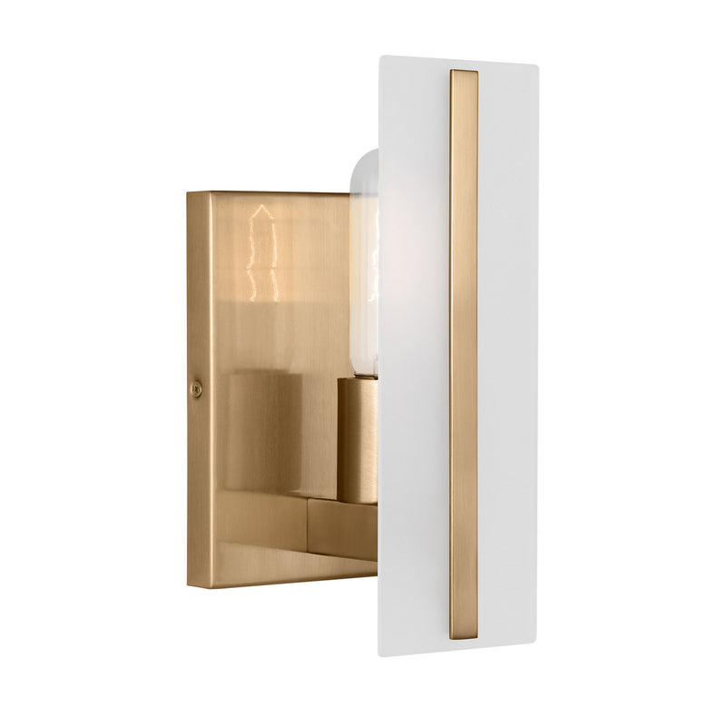 Visual Comfort Studio 4154301-848 One Light Bath Vanity, Satin Brass