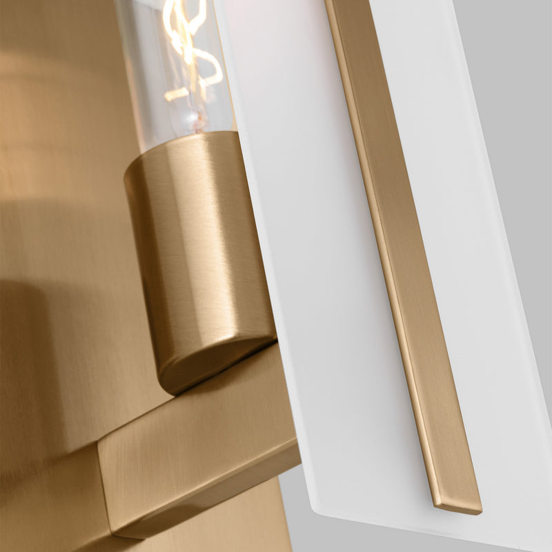 Visual Comfort Studio 4154301-848 One Light Bath Vanity, Satin Brass