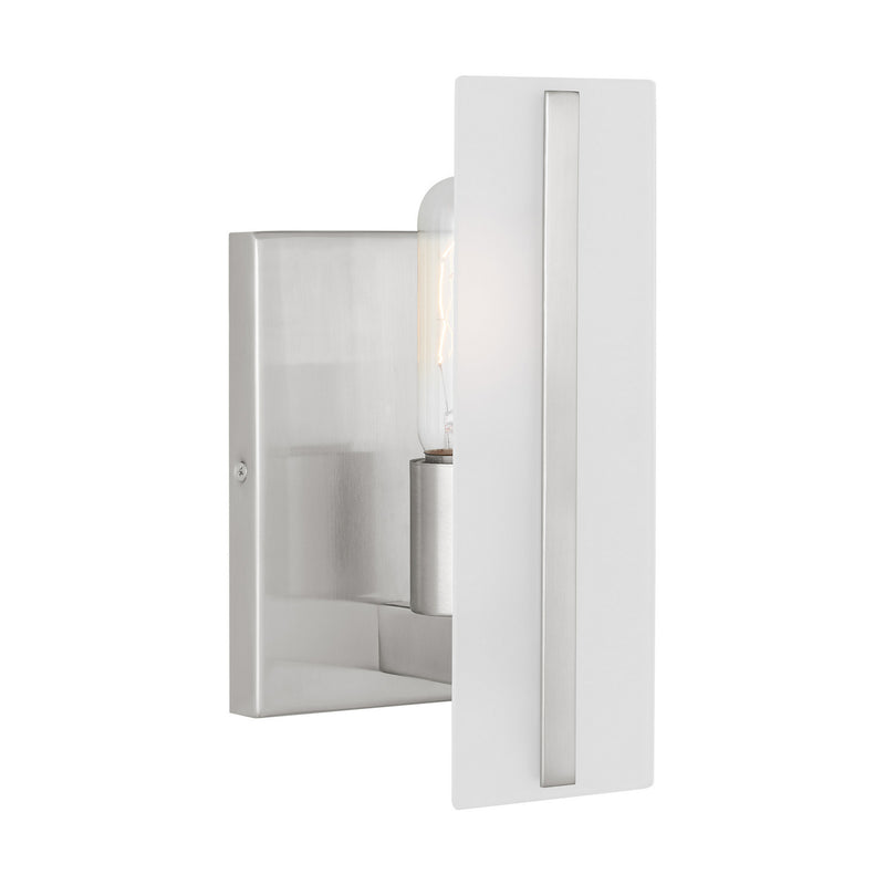Visual Comfort Studio 4154301-962 One Light Bath Vanity, Brushed Nickel