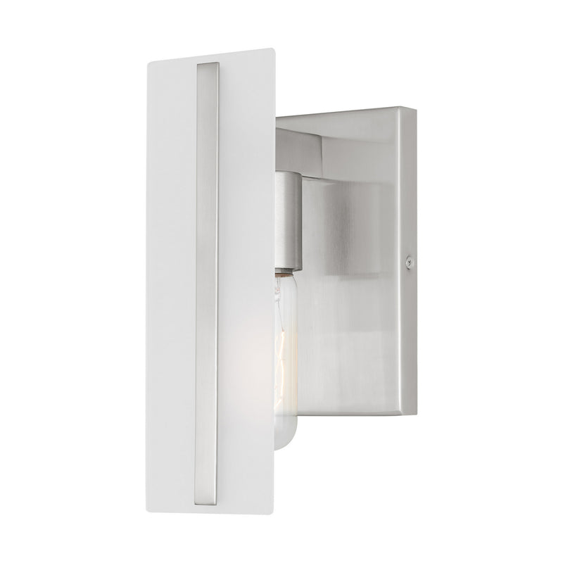 Visual Comfort Studio 4154301-962 One Light Bath Vanity, Brushed Nickel