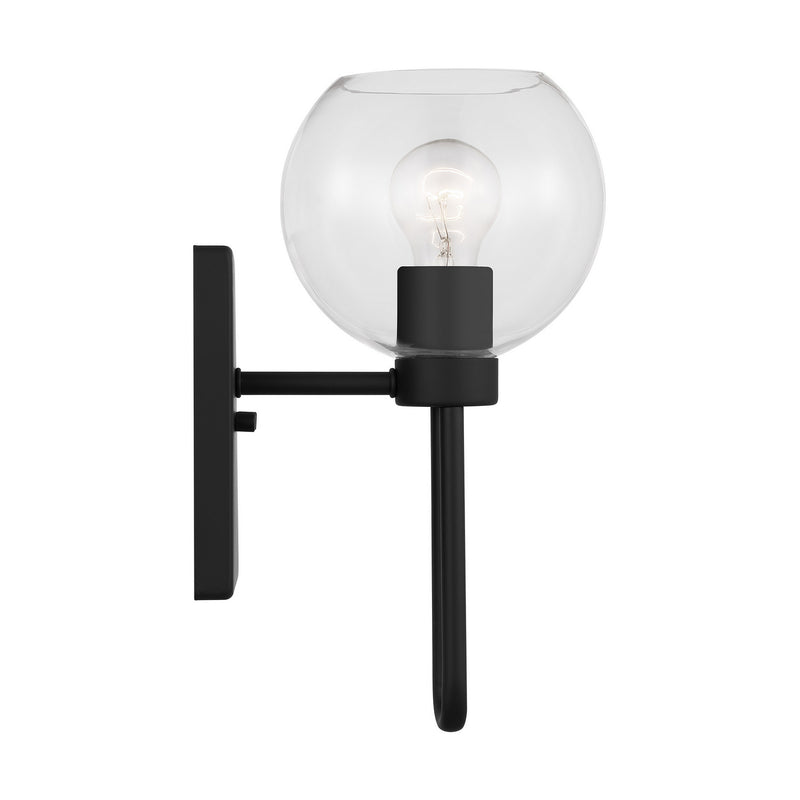 Visual Comfort Studio 4155701-112 One Light Bath Vanity, Midnight Black