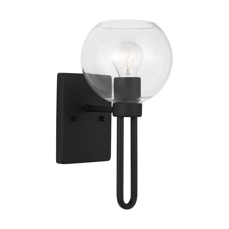 Visual Comfort Studio 4155701-112 One Light Bath Vanity, Midnight Black