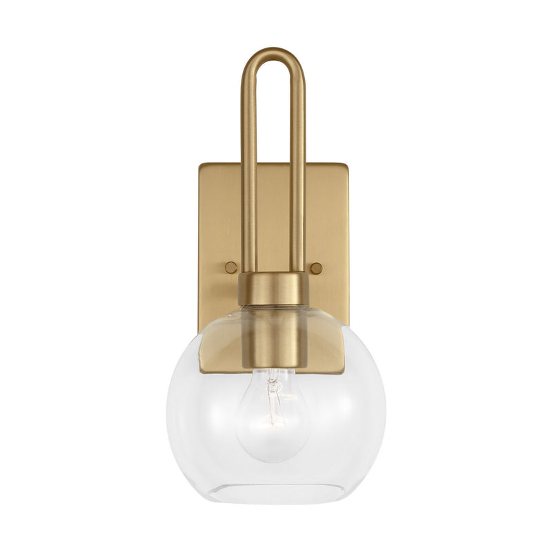 Visual Comfort Studio 4155701-848 One Light Bath Vanity, Satin Brass