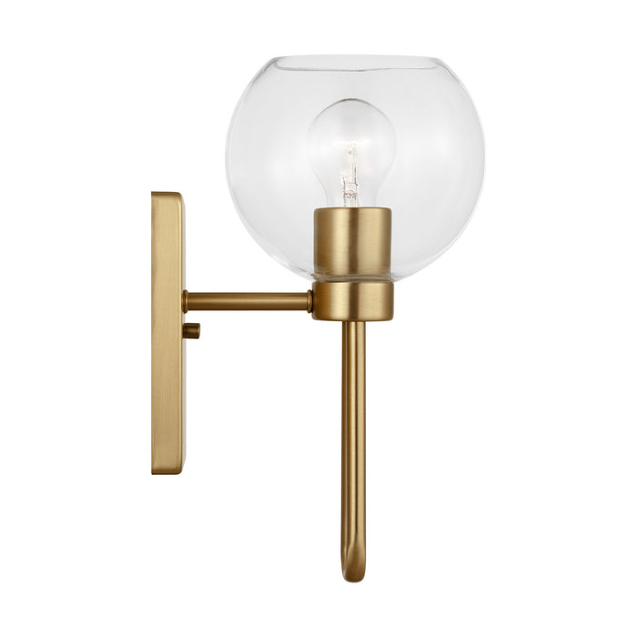 Visual Comfort Studio 4155701-848 One Light Bath Vanity, Satin Brass