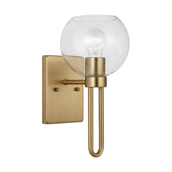 Visual Comfort Studio 4155701-848 One Light Bath Vanity, Satin Brass