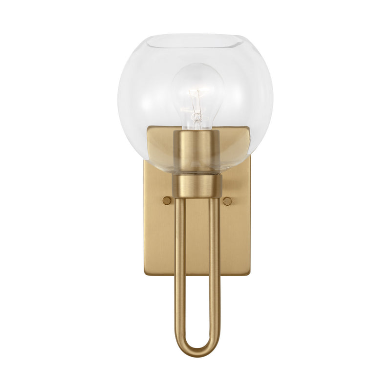 Visual Comfort Studio 4155701-848 One Light Bath Vanity, Satin Brass