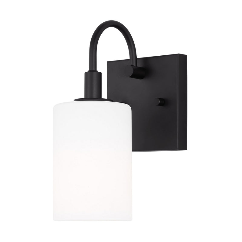 Visual Comfort Studio 4157101-112 One Light Bath Vanity, Midnight Black